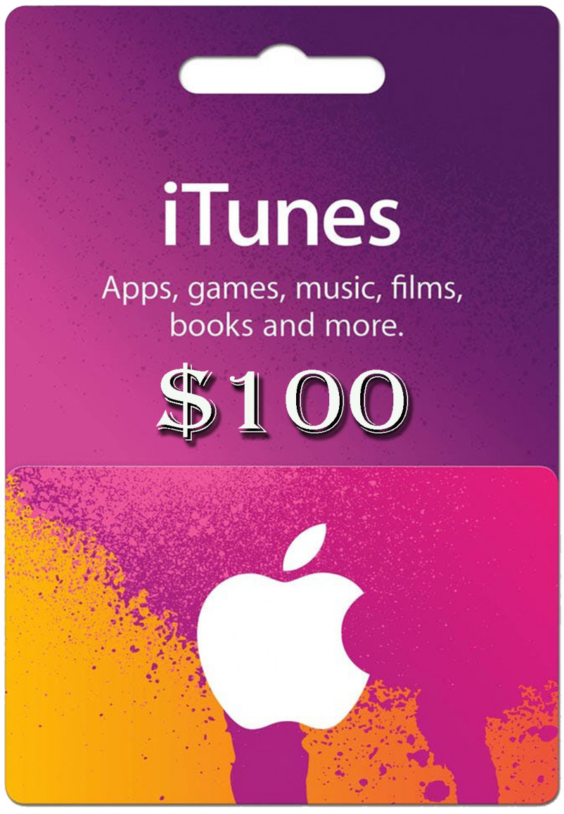 i tunes Gift cards  $ 100 USD