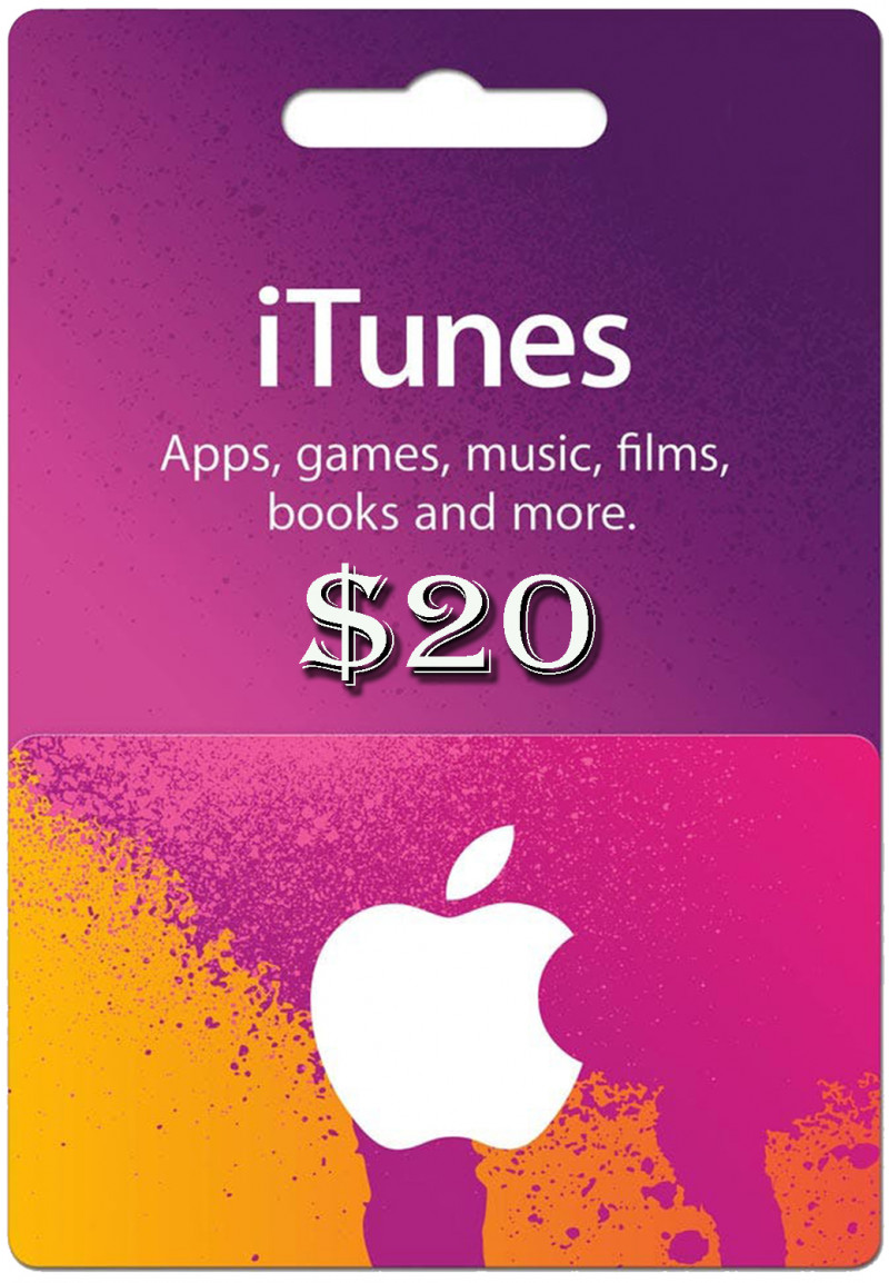 i tunes Gift cards  $ 25 USD